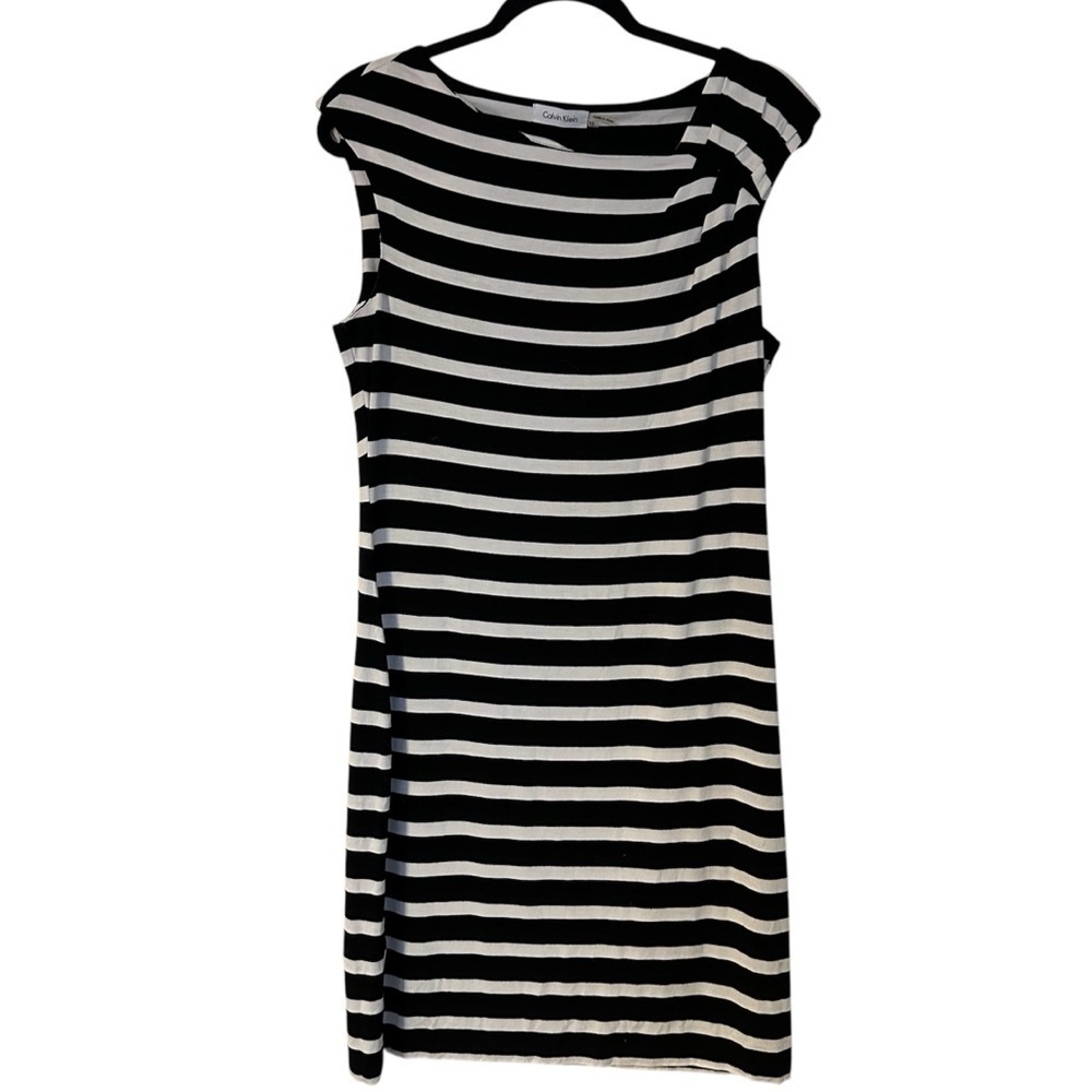 Calvin Klein Dress Black & White Size 12